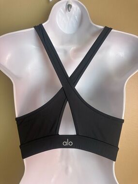 Dark Gray Alo Bra